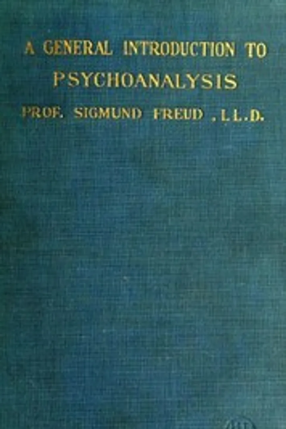 A General Introduction to Psychoanalysis, Sigmund Freud