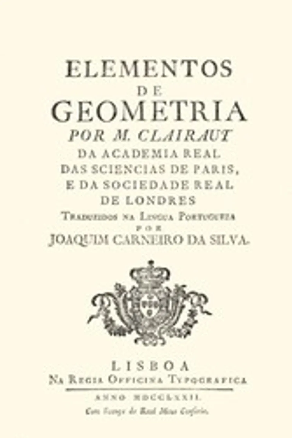 Elementos de geometria, Alexis-Claude Clairaut