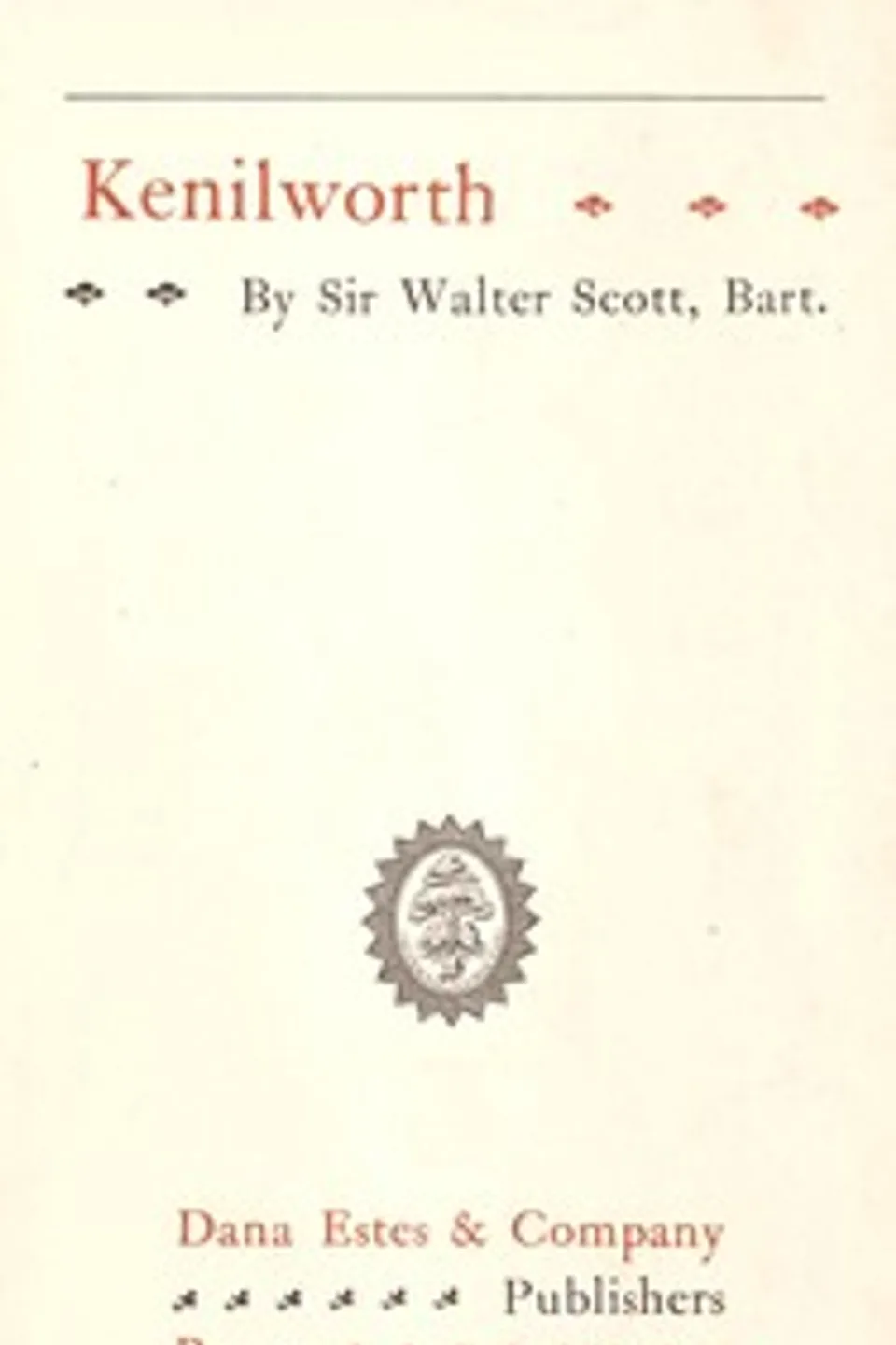 Kenilworth, Walter Scott