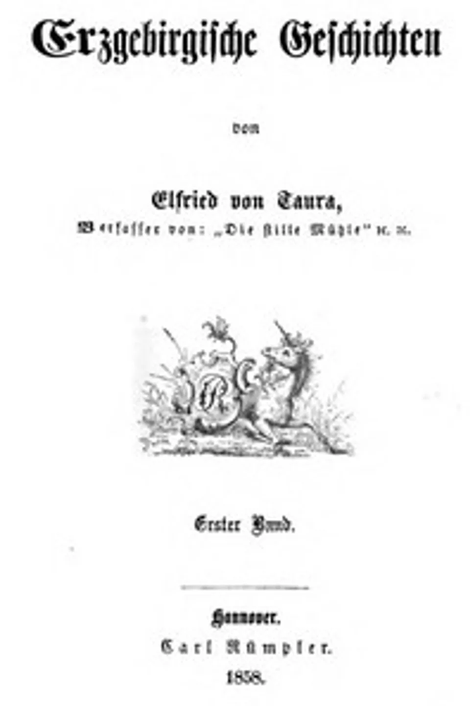Erzgebirgische Geschichten. Erster Band, August Peters