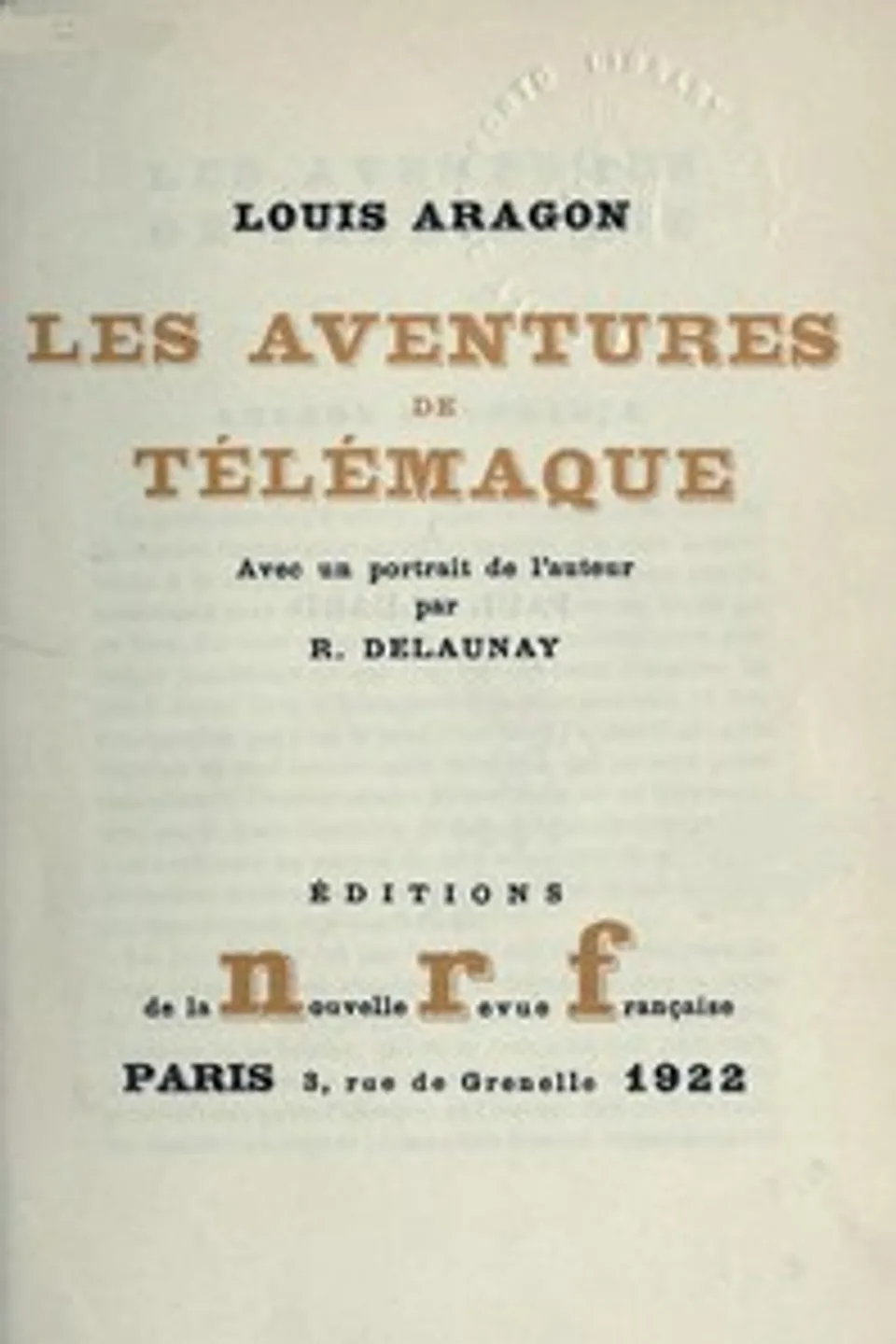 Les aventures de Télémaque, Aragon