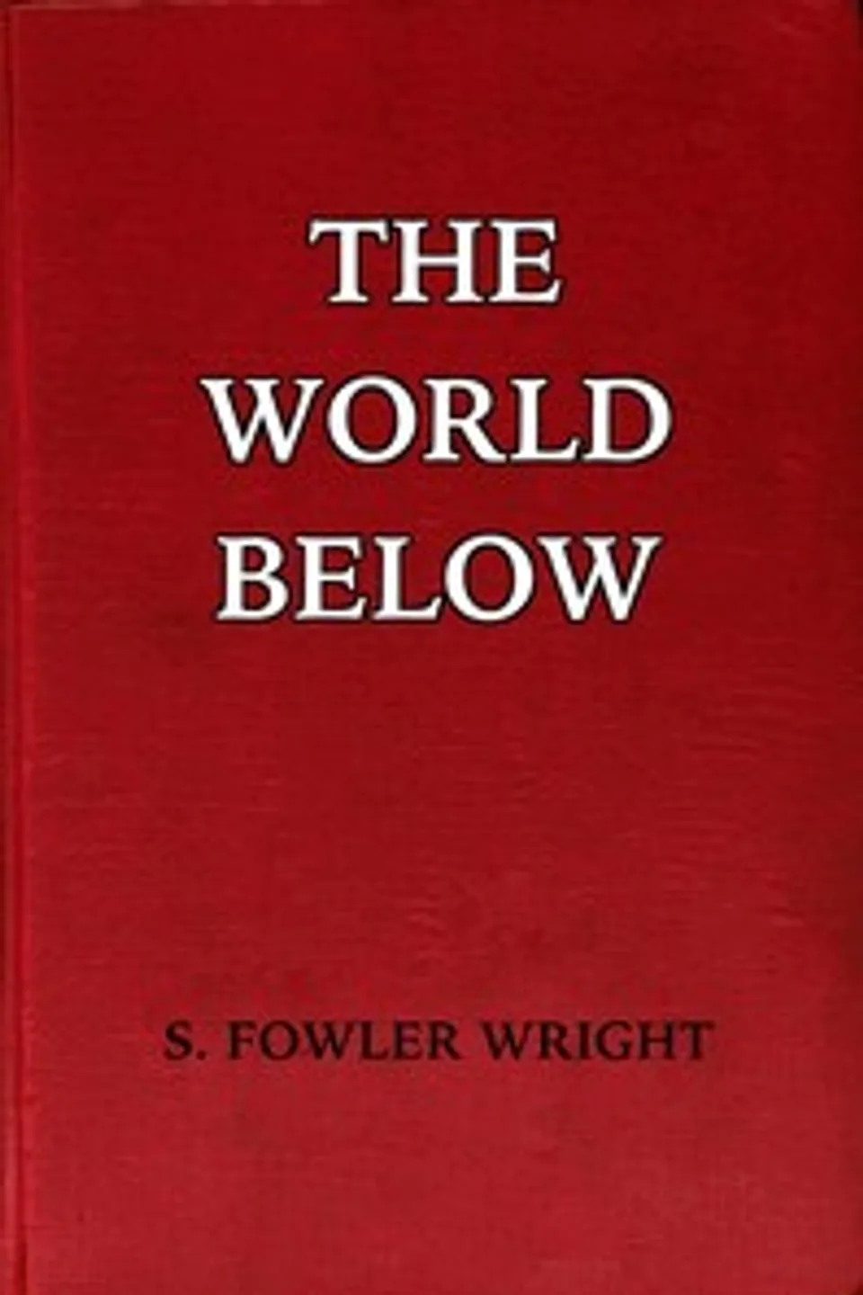 The world below, S. Fowler (Sydney Fowler) Wright