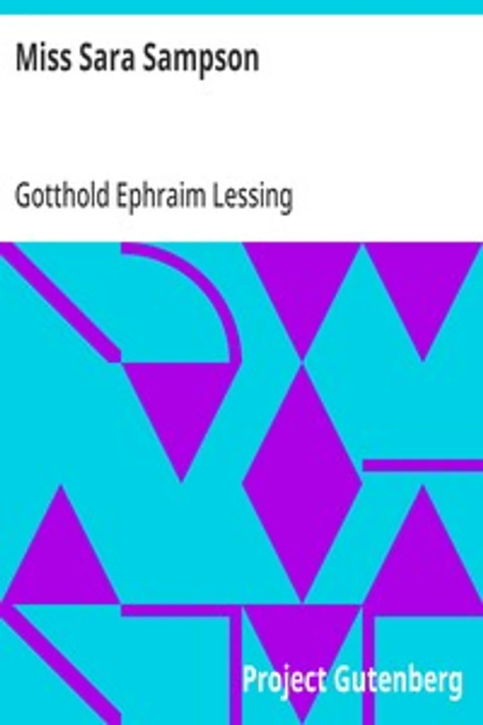 Miss Sara Sampson, Gotthold Ephraim Lessing