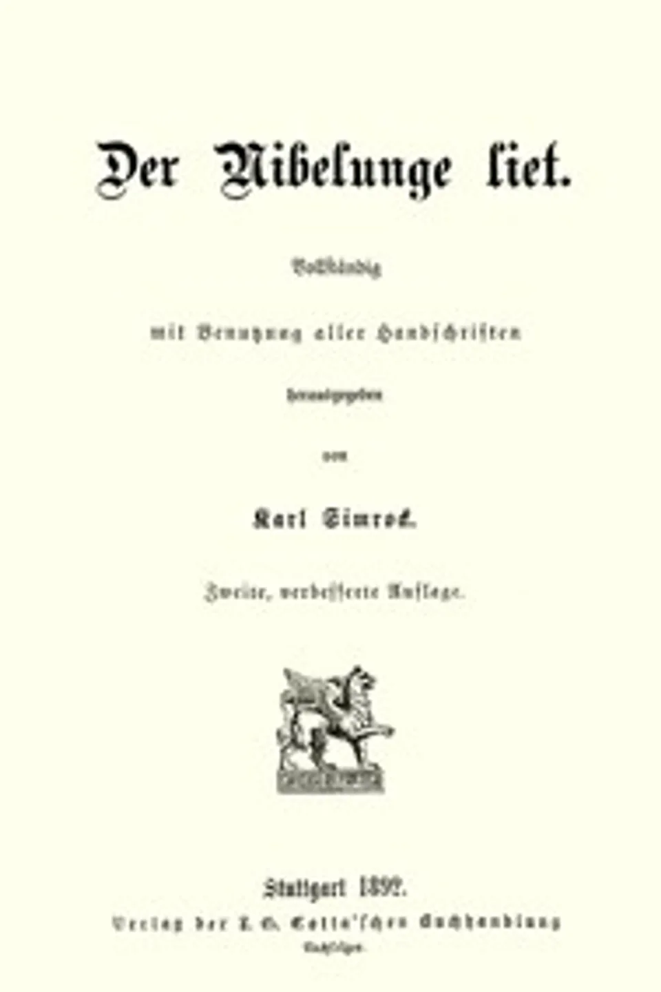 Der Nibelunge liet