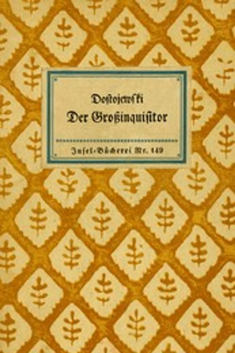 Der Großinquisitor, Fyodor Dostoyevsky