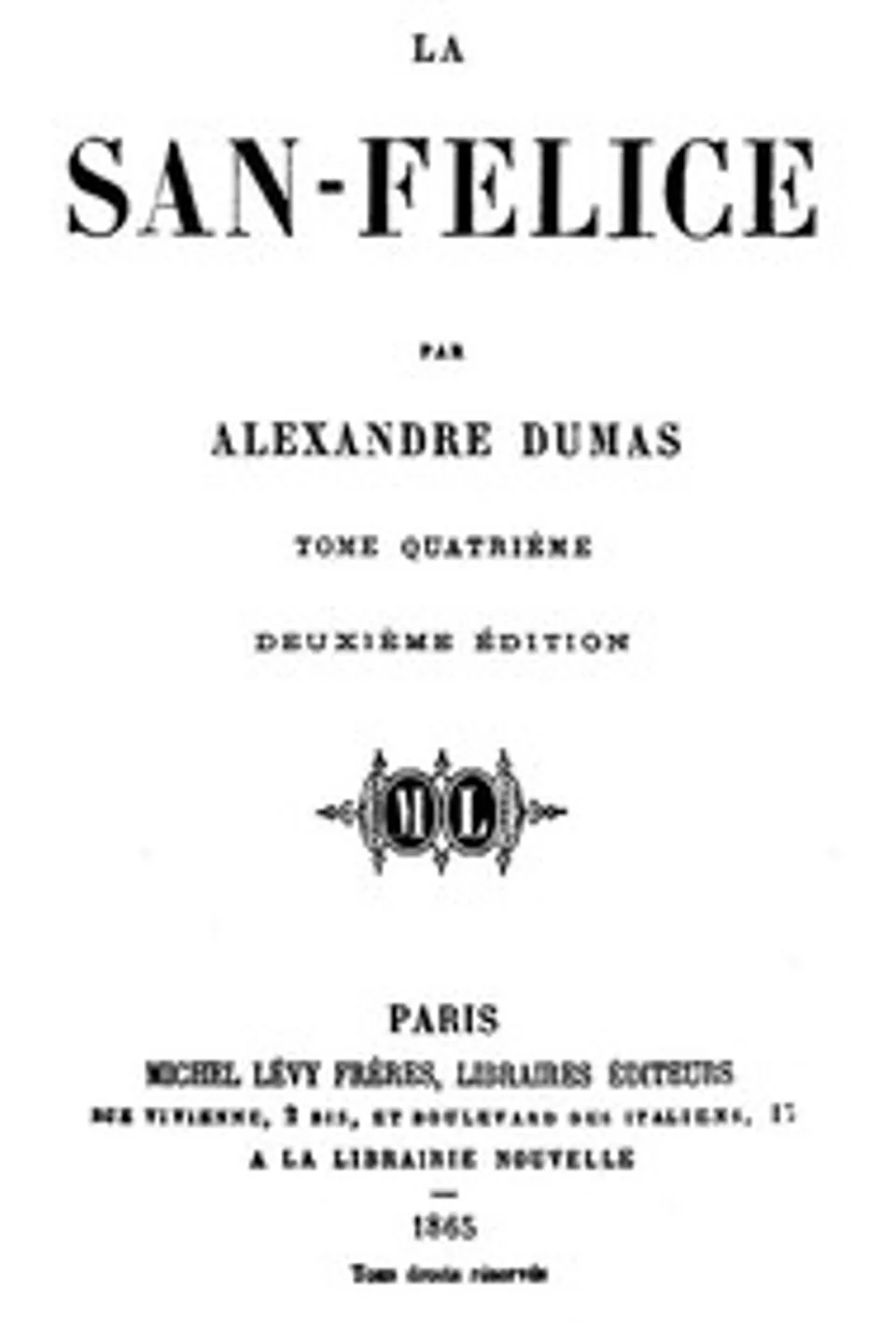 La San-Felice, Tome 04, Alexandre Dumas