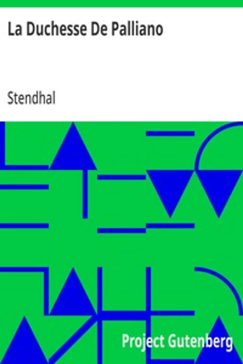 La Duchesse De Palliano, Stendhal