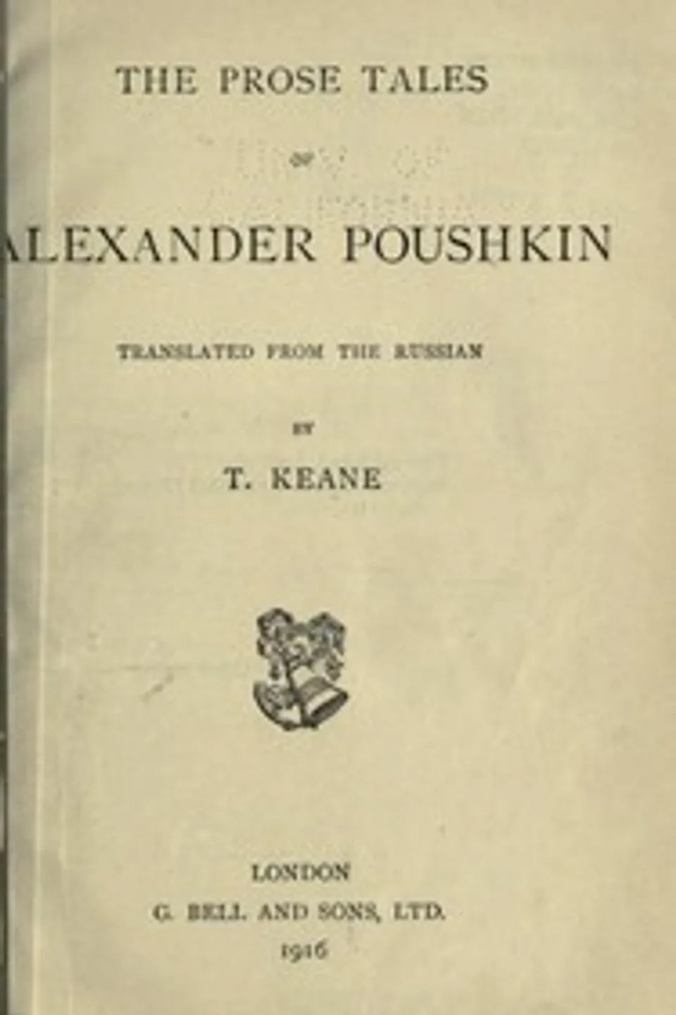 The Prose Tales of Alexander Pushkin, Aleksandr Sergeevich Pushkin