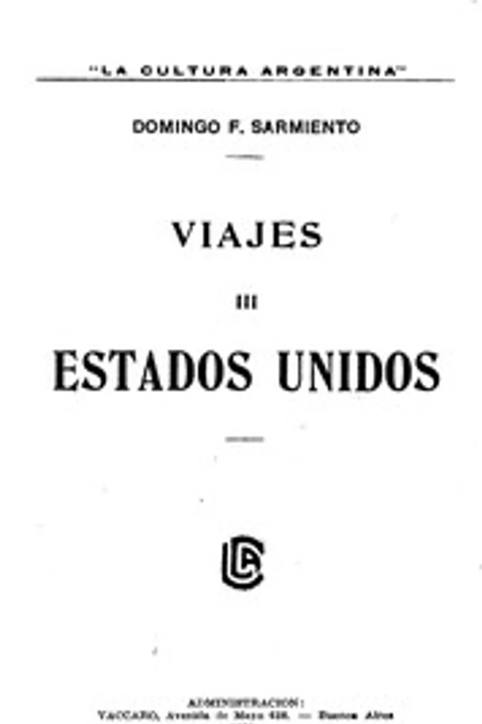 Estados Unidos, Domingo Faustino Sarmiento