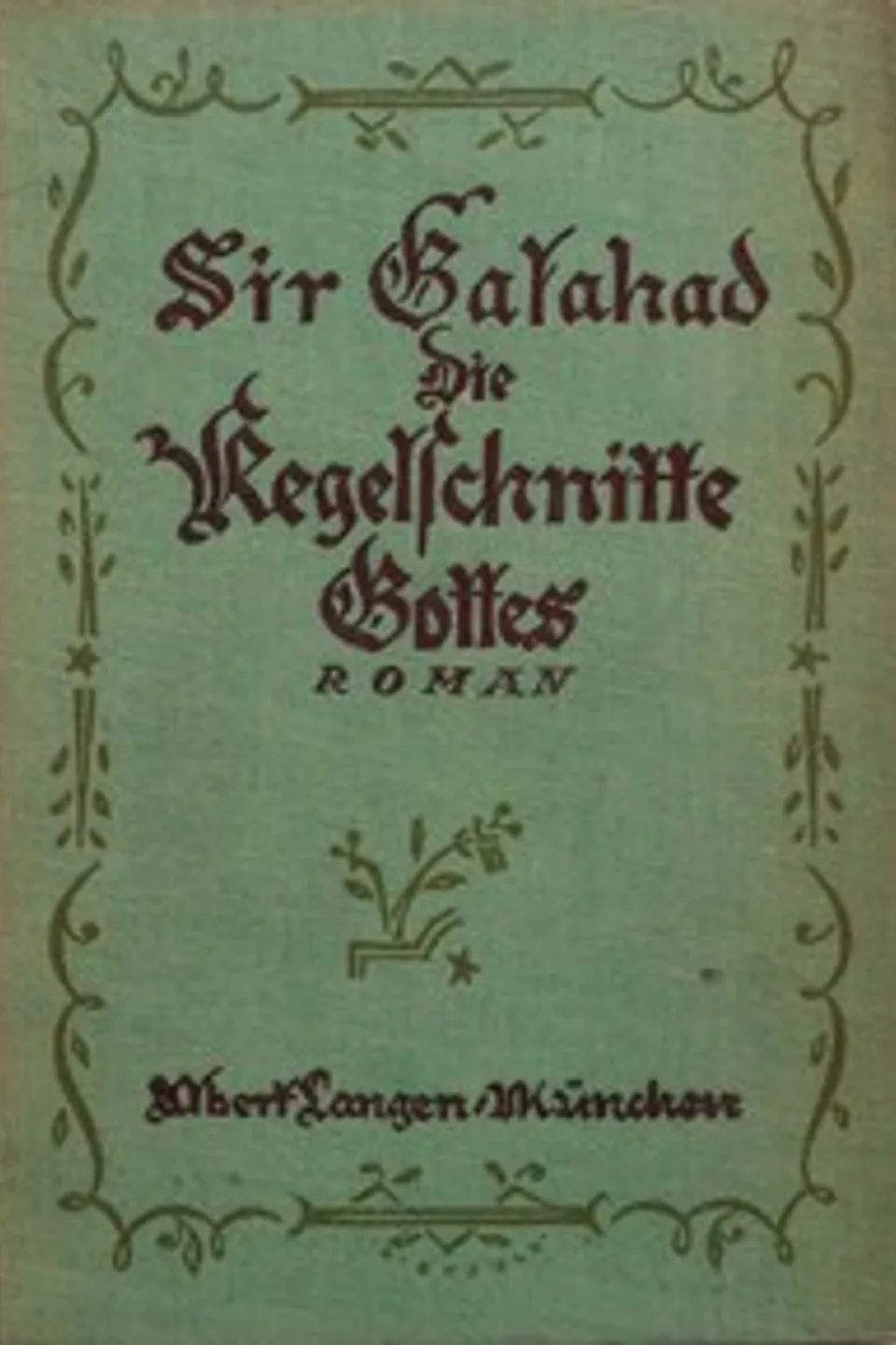 Die Kegelschnitte Gottes, Bertha Eckstein-Diener
