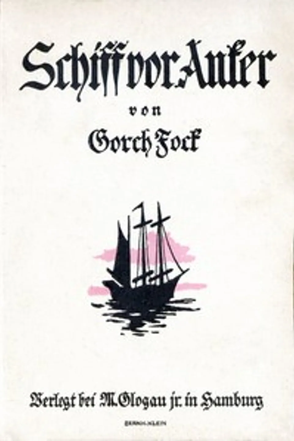 Schiff vor Anker, Gorch Fock