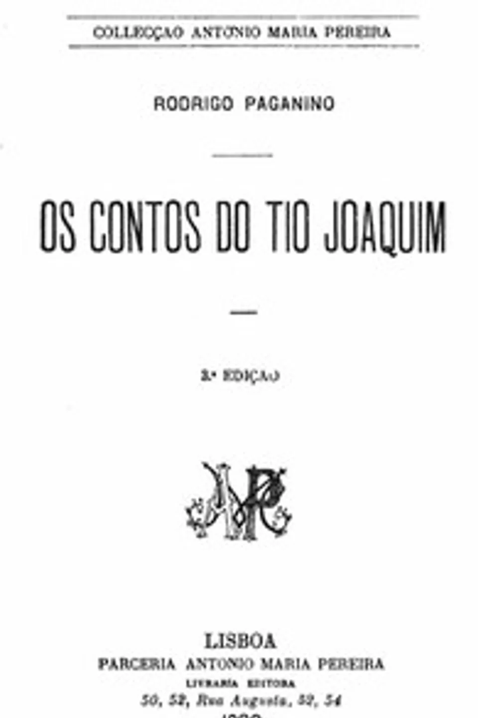 Os contos do tio Joaquim, Rodrigo Paganino