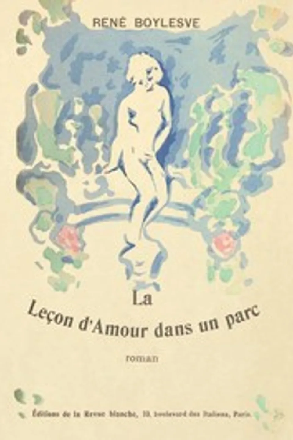 La leçon d'amour dans un parc, René Boylesve