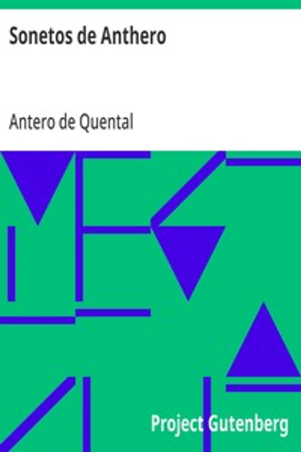 Sonetos de Anthero, Antero de Quental