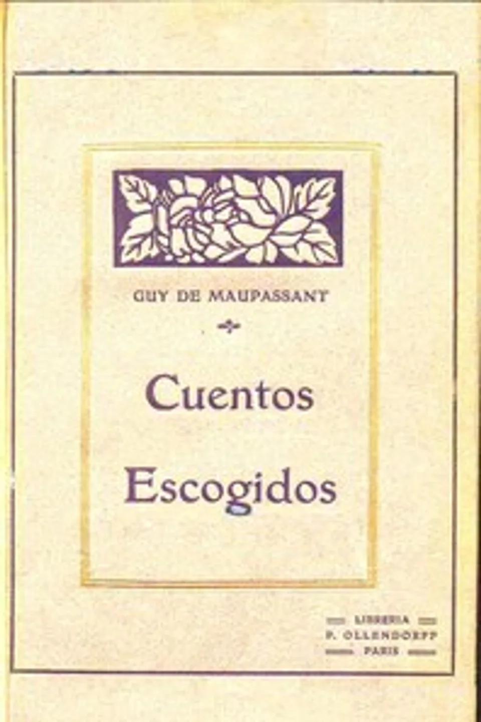Cuentos escogidos, Guy de Maupassant