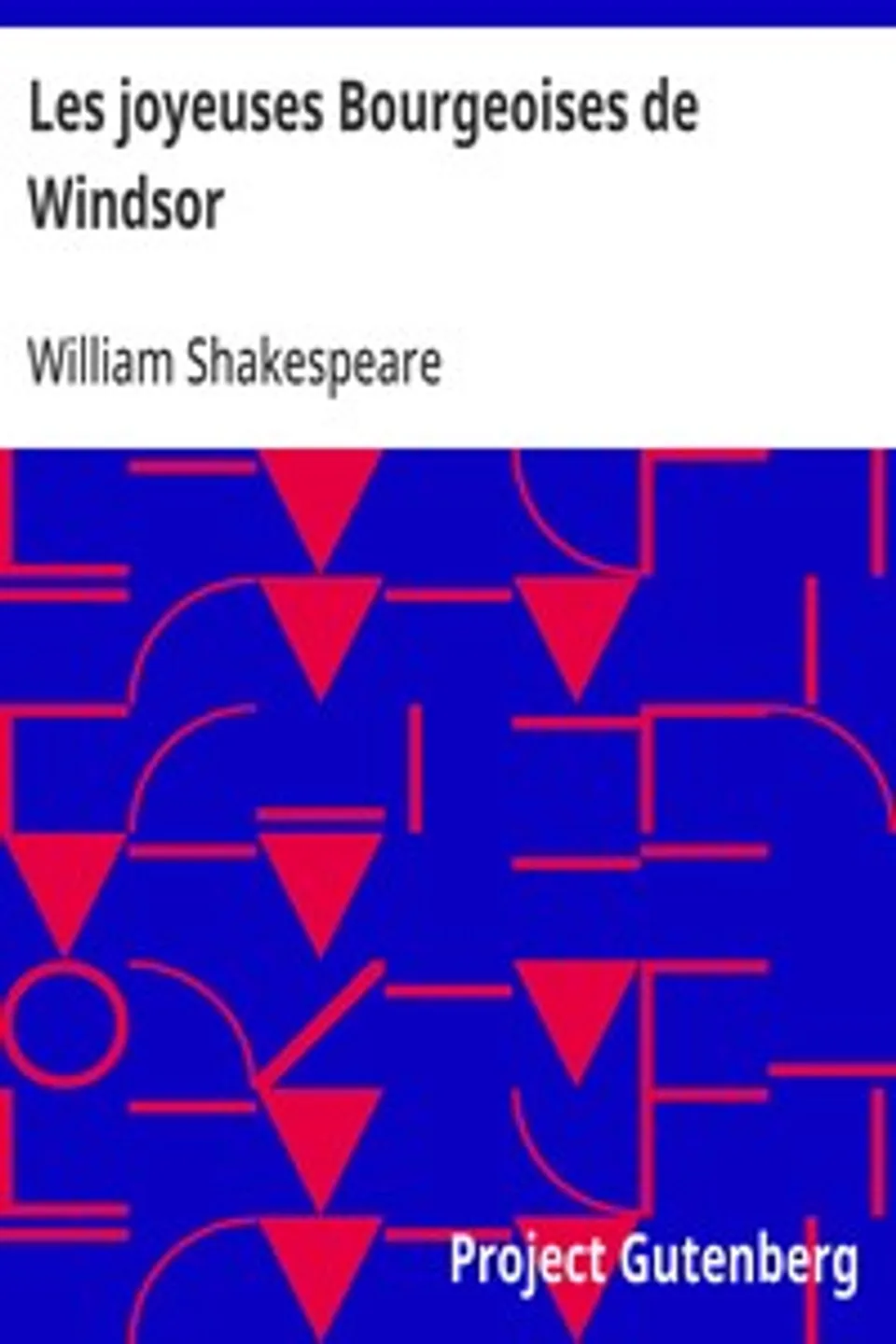 Les joyeuses Bourgeoises de Windsor, William Shakespeare