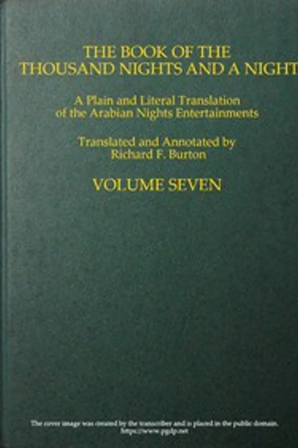 The Book of the Thousand Nights and a Night — Volume 07 (of 10)