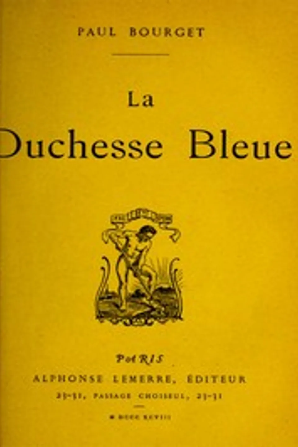 La duchesse bleue, Paul Bourget