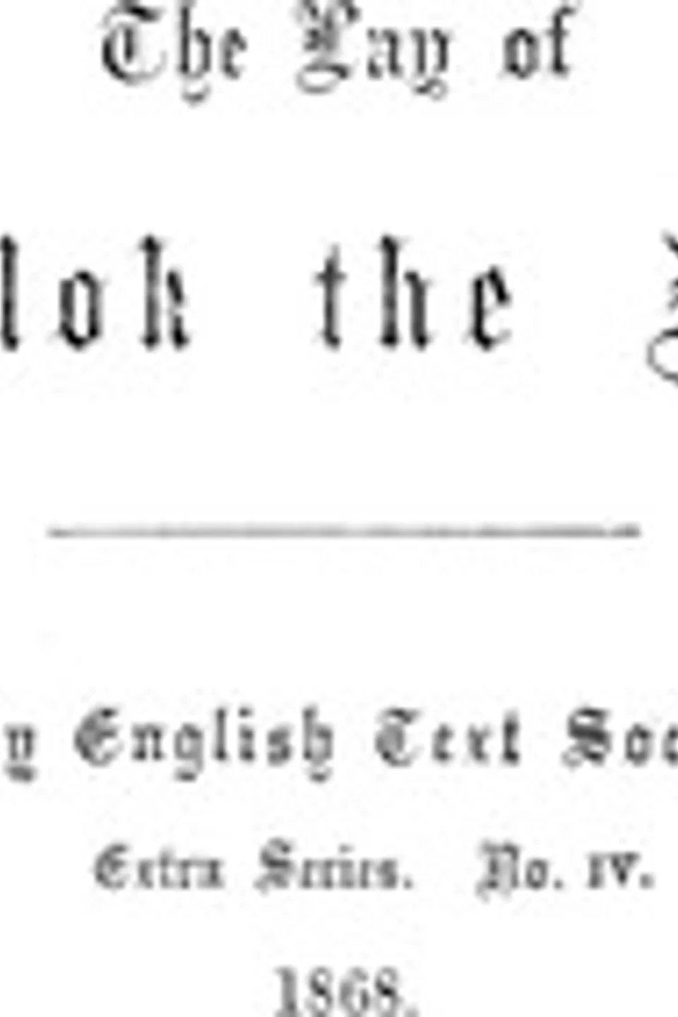 The Lay of Havelok the Dane