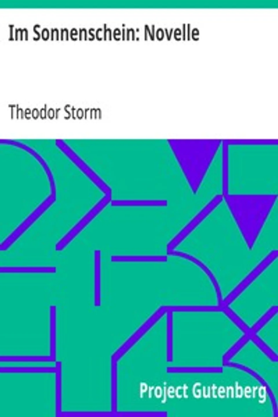Im Sonnenschein, Theodor Storm