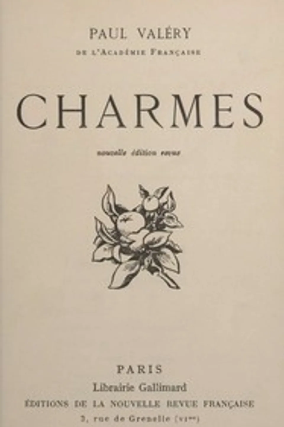 Charmes, Paul Valéry