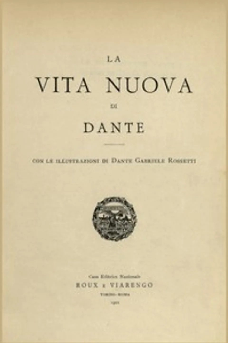 La vita nuova, Dante Alighieri