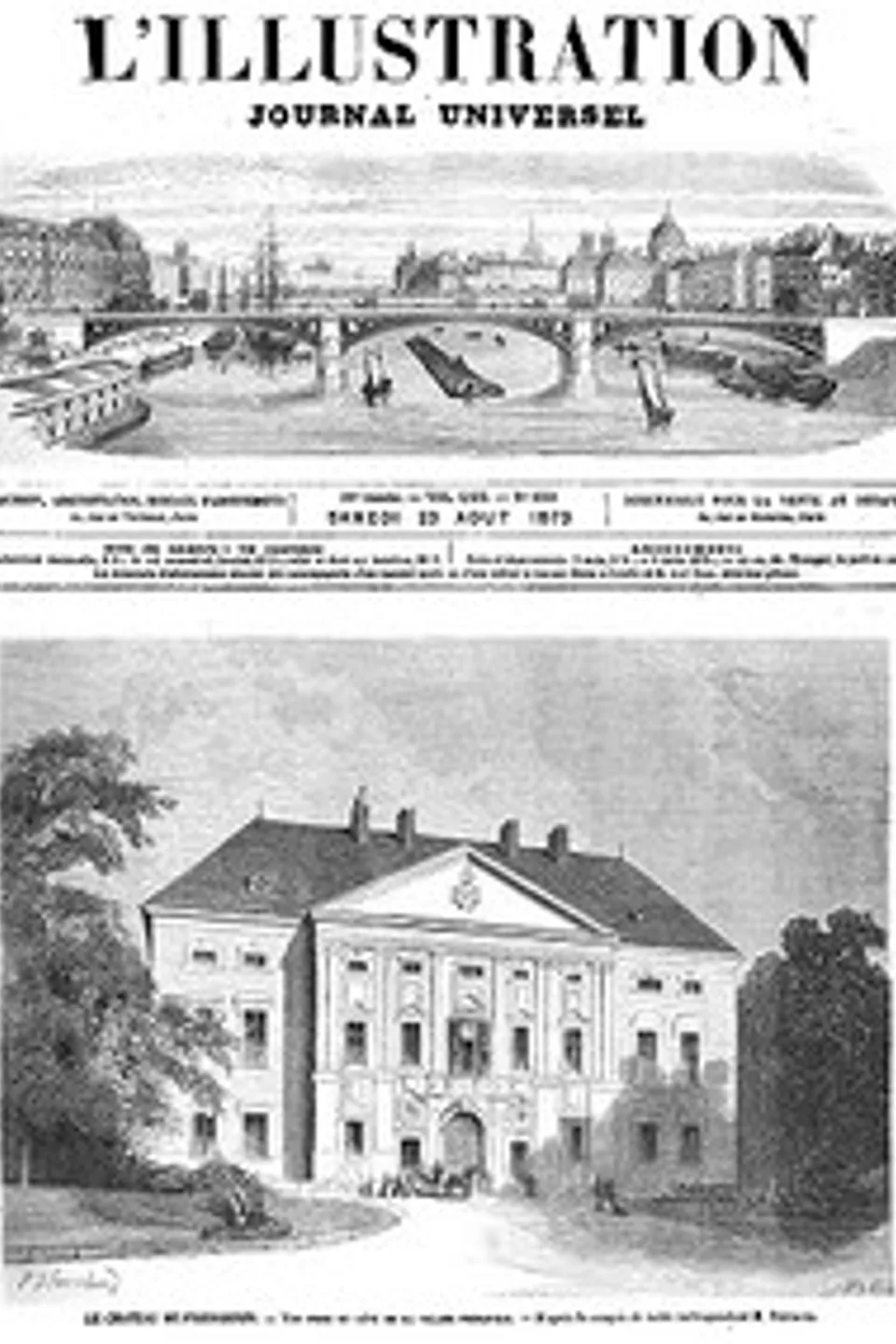 L'Illustration, No. 1591, 23 Août 1873, Various
