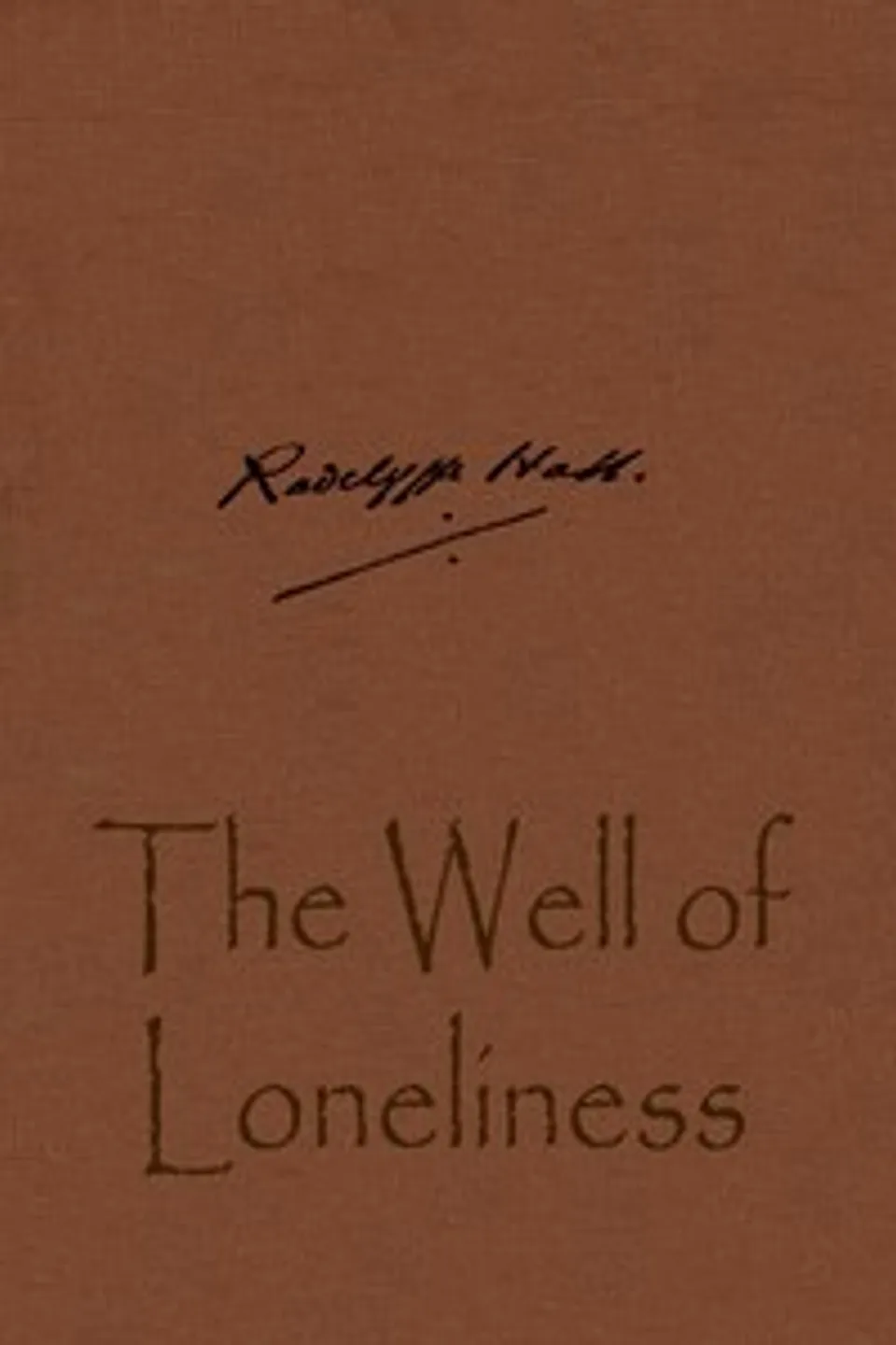 The well of loneliness, Radclyffe Hall