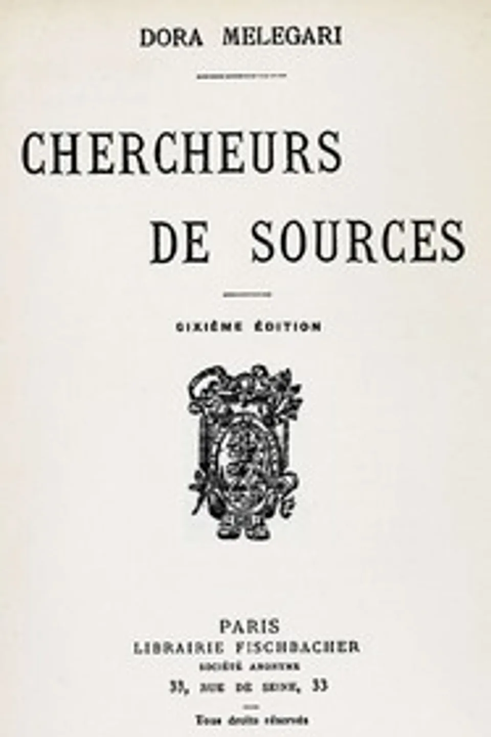 Chercheurs de sources, Dora Melegari