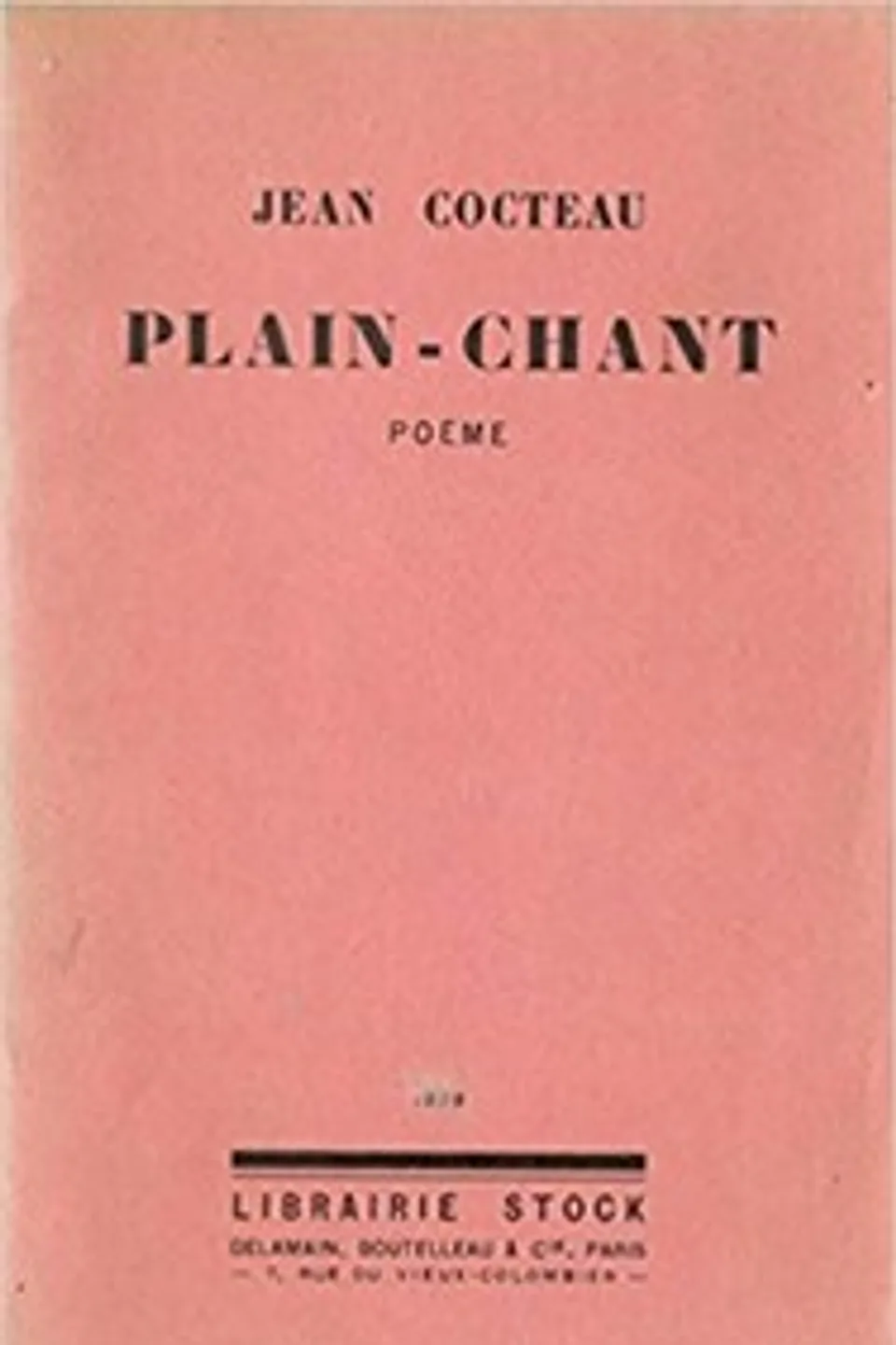Plain-chant, Jean Cocteau