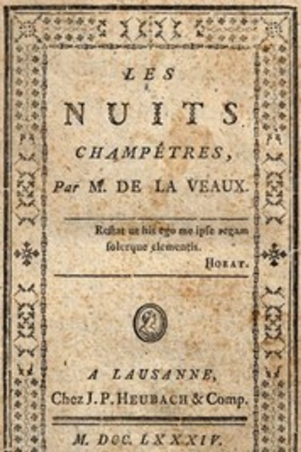 Les nuits champêtres, J.-Charles (Jean-Charles) Laveaux