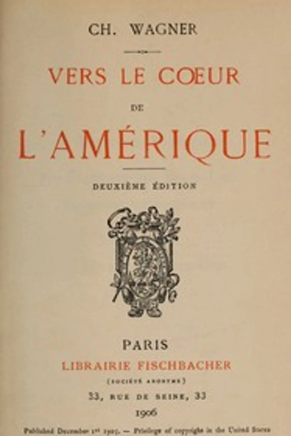 Vers le cœur de l'Amérique, Charles Wagner