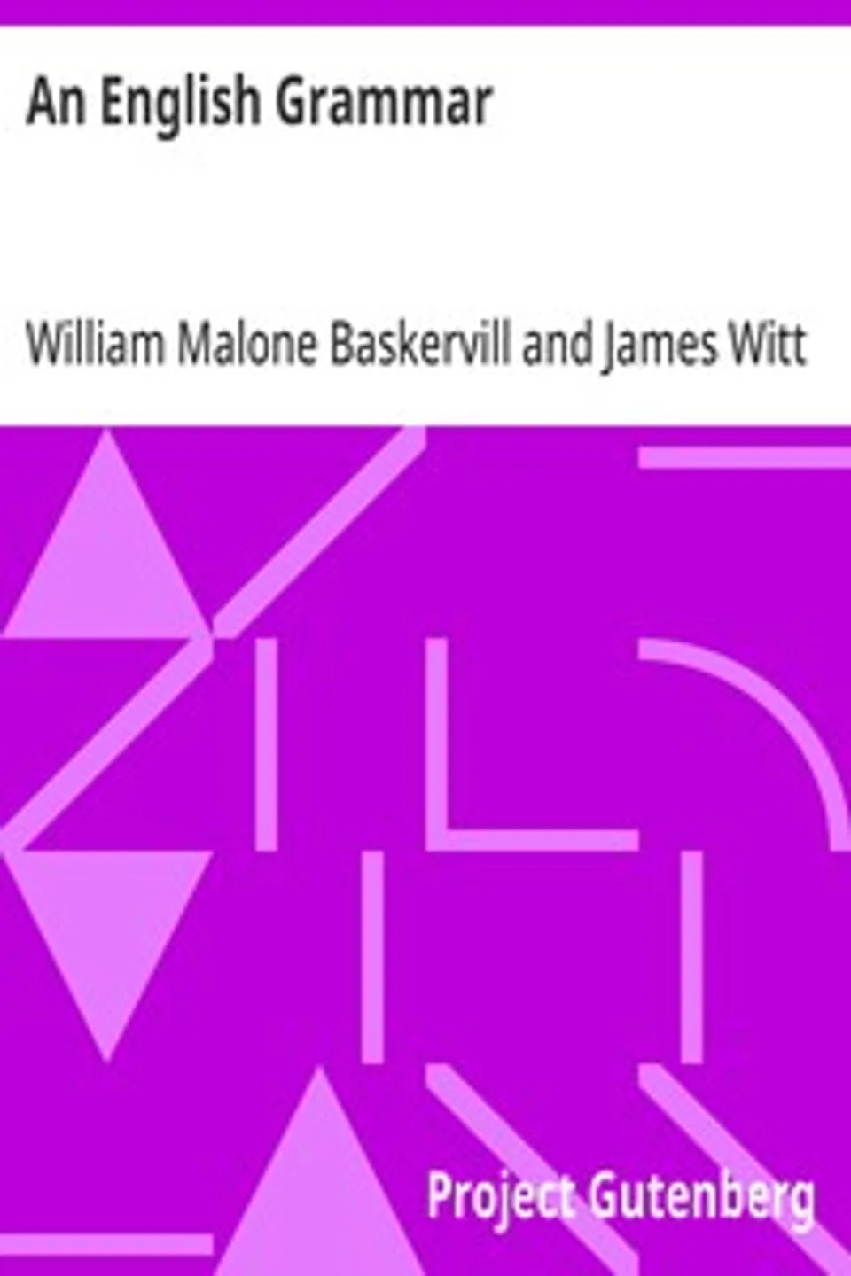 An English Grammar, William Malone Baskervill