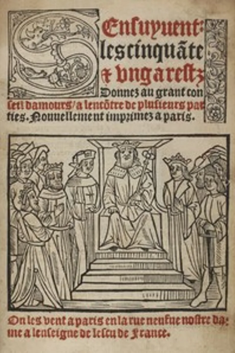 Les cinquante et ung arretz d'amours, d'Auvergne Martial