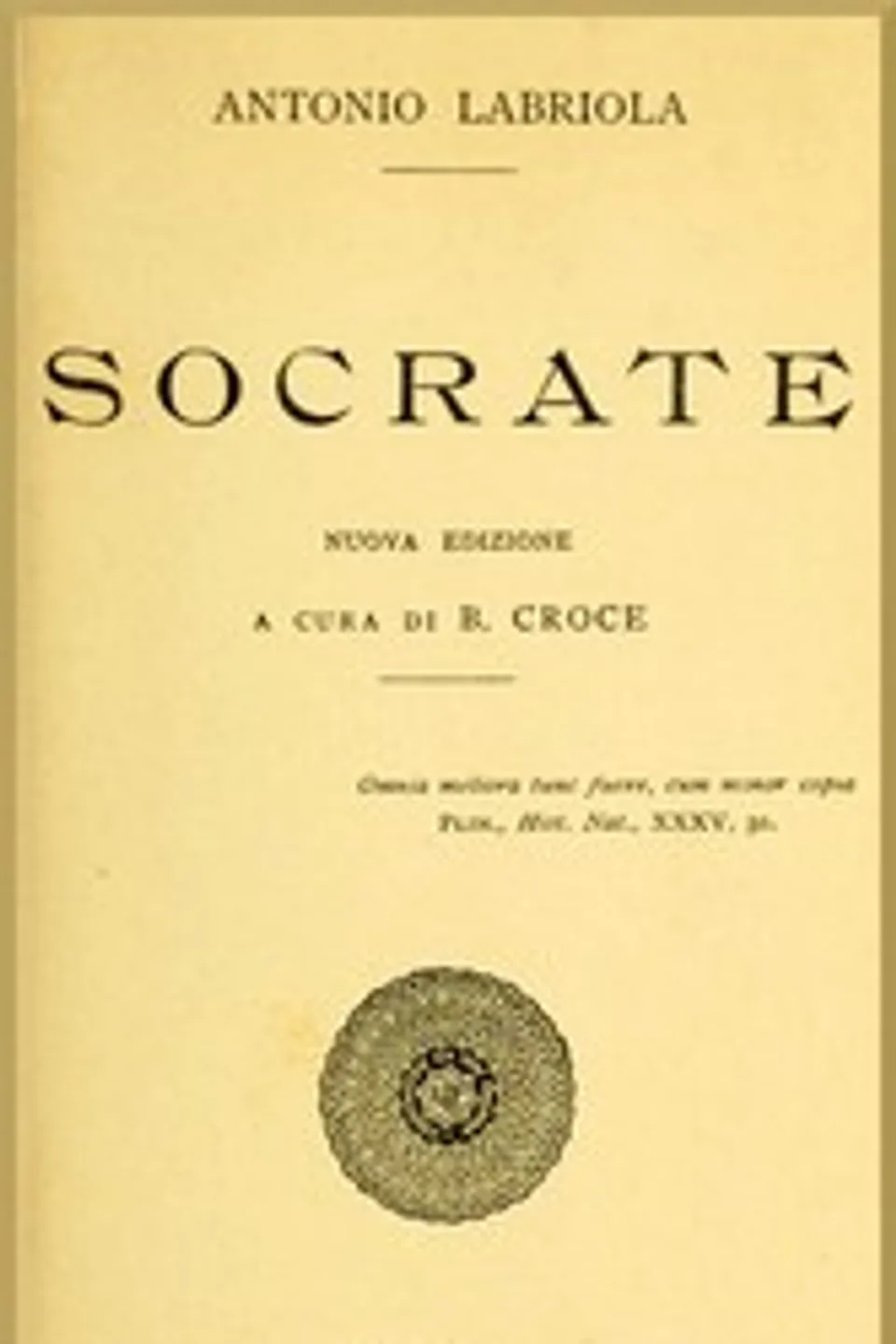 Socrate, Antonio Labriola