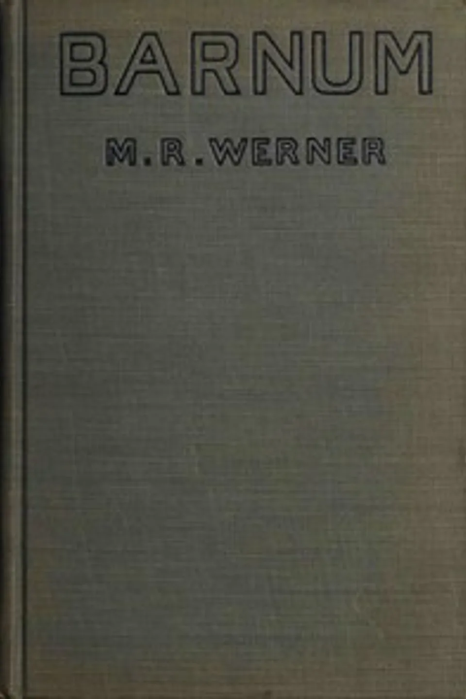 Barnum, M. R. (Morris Robert) Werner