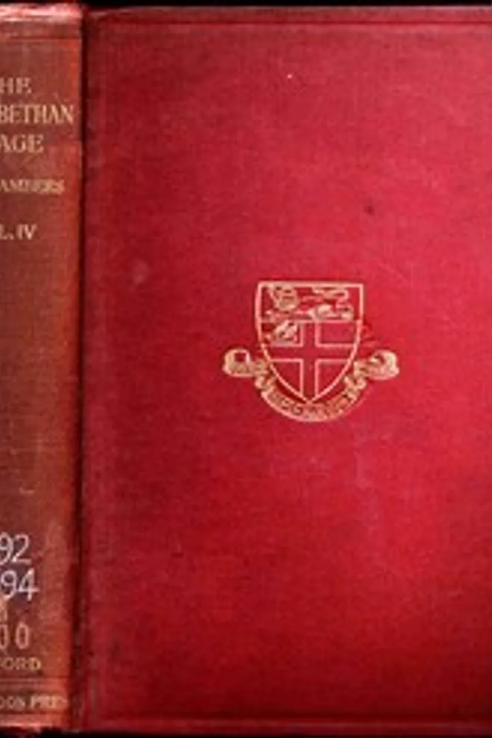 The Elizabethan Stage, Vol. 4, E. K. (Edmund Kerchever) Chambers
