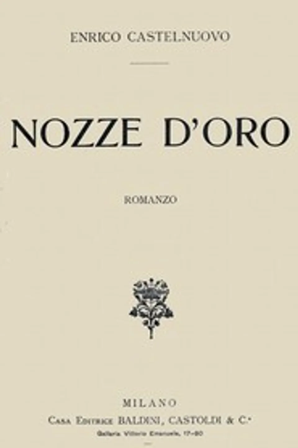Nozze d'oro, Enrico Castelnuovo