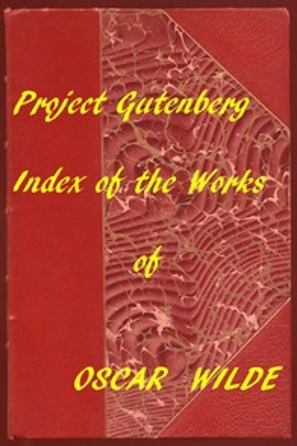 Index of the Project Gutenberg Works of Oscar Wilde, Oscar Wilde