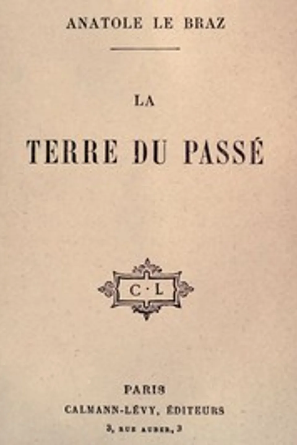 La terre du passé, Anatole Le Braz