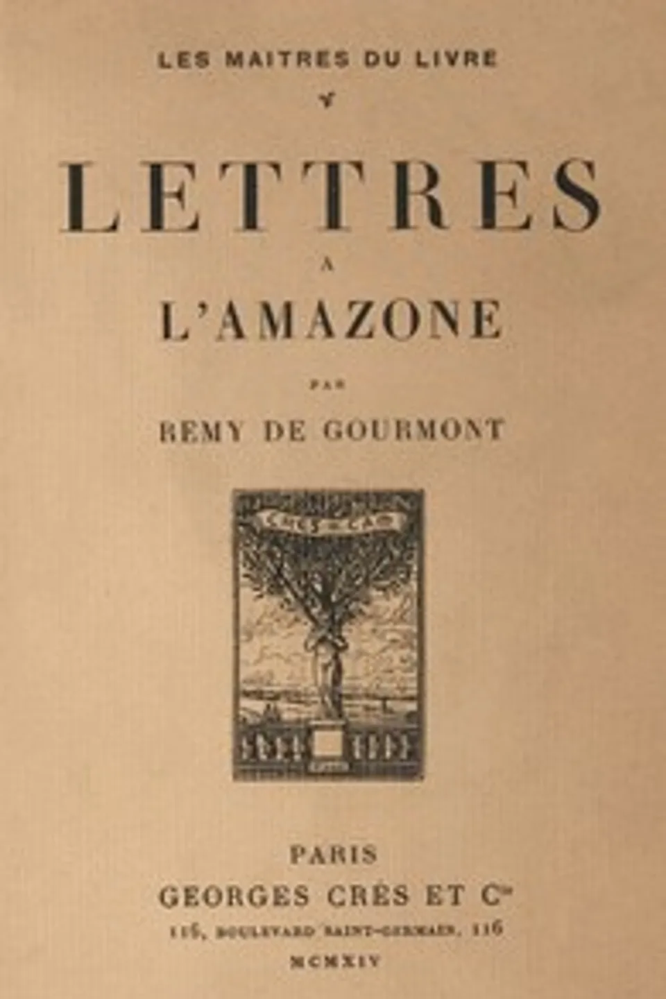 Lettres à l'Amazone, Remy de Gourmont