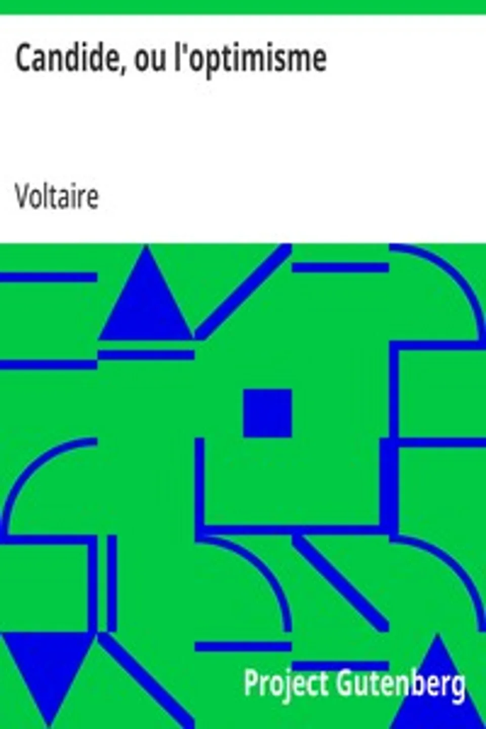Candide, ou l'optimisme, Voltaire