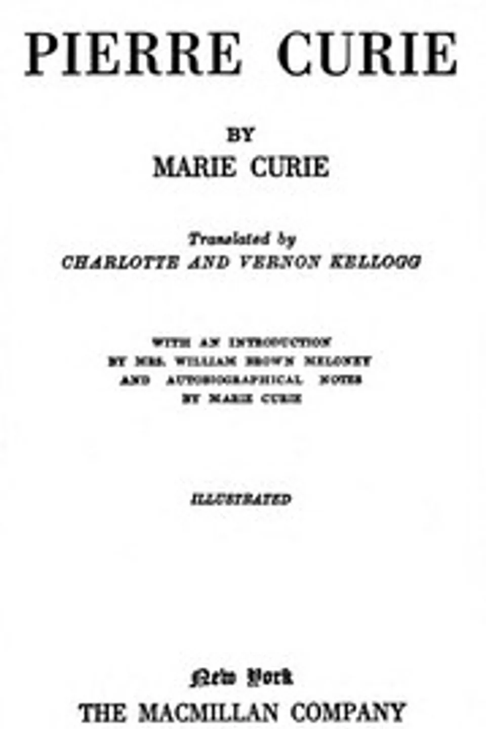 Pierre Curie, Marie Curie