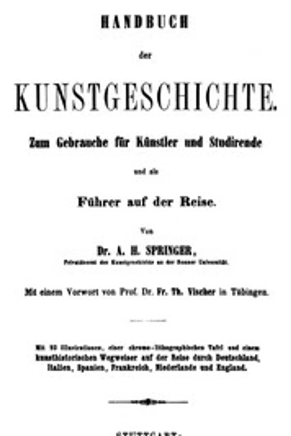 Handbuch der Kunstgeschichte, A. (Anton) Springer