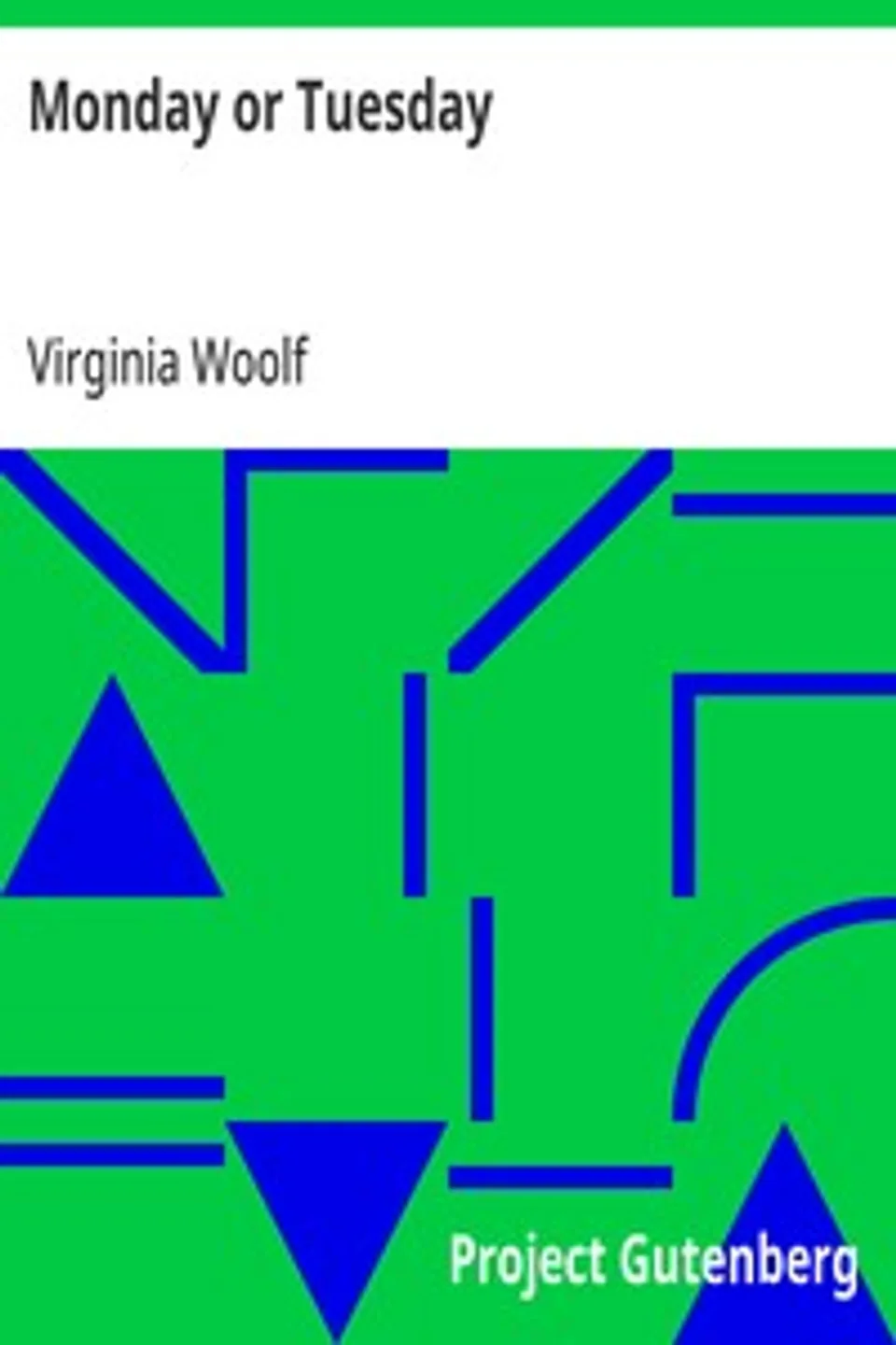 Monday or Tuesday, Virginia Woolf