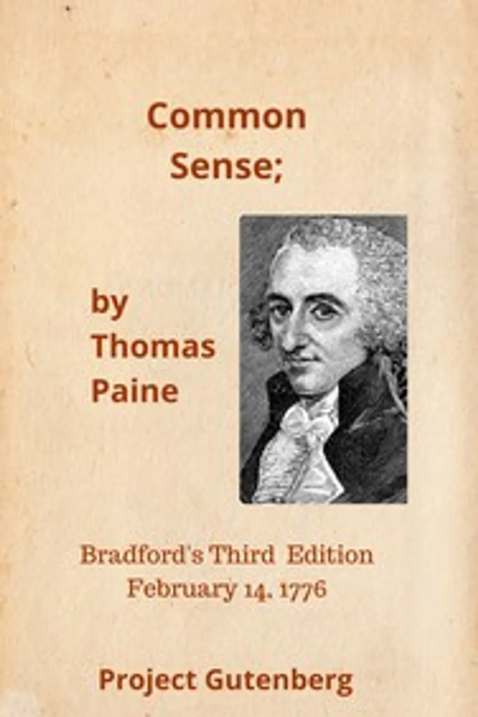 Common Sense, Thomas Paine