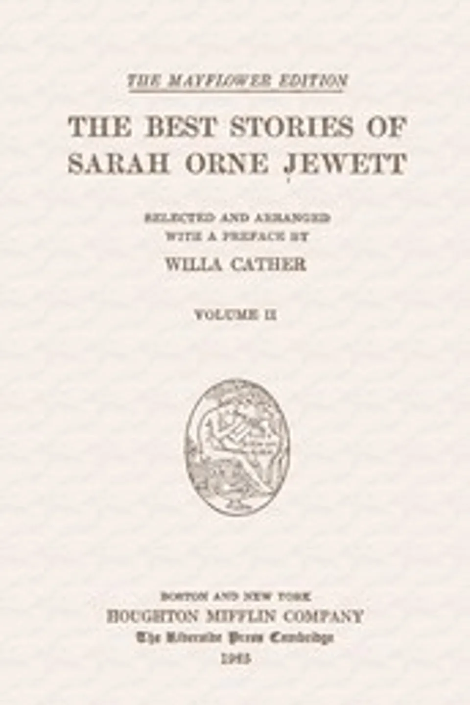 The best stories of Sarah Orne Jewett, Volume 2 (of 2), Sarah Orne Jewett