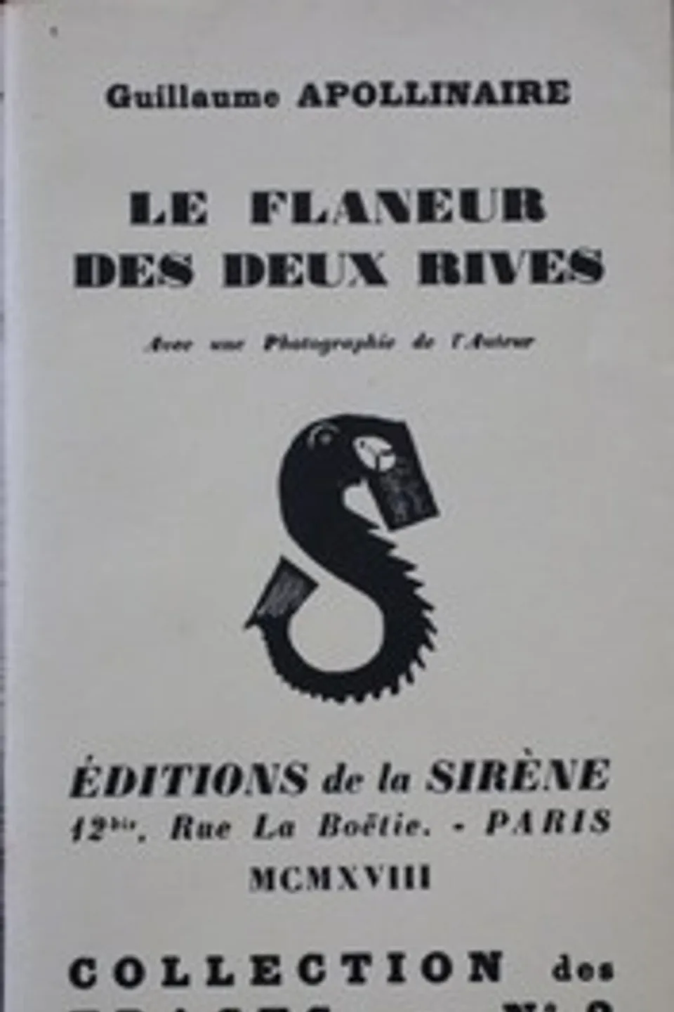 Le flâneur des deux rives, Guillaume Apollinaire