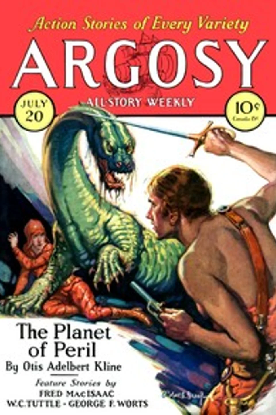 The planet of peril, Otis Adelbert Kline