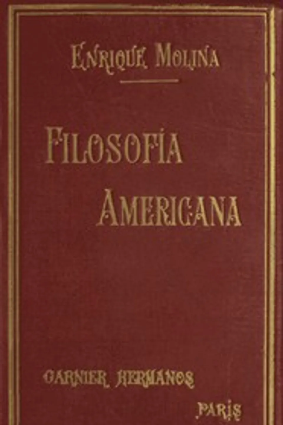 Filosofía Americana, Enrique Molina
